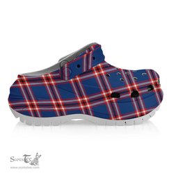 ScotsTee Shop Scottish Laing of Archiestown Modern Women's Tartan Height Increasing Clogs