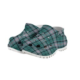 ScotsTee Shop Scottish Kelly of Sleat Hunting Modern Women's Tartan Height Increasing Clogs