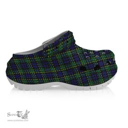 ScotsTee Shop Scottish Hogarth of Firhill Women's Tartan Height Increasing Clogs