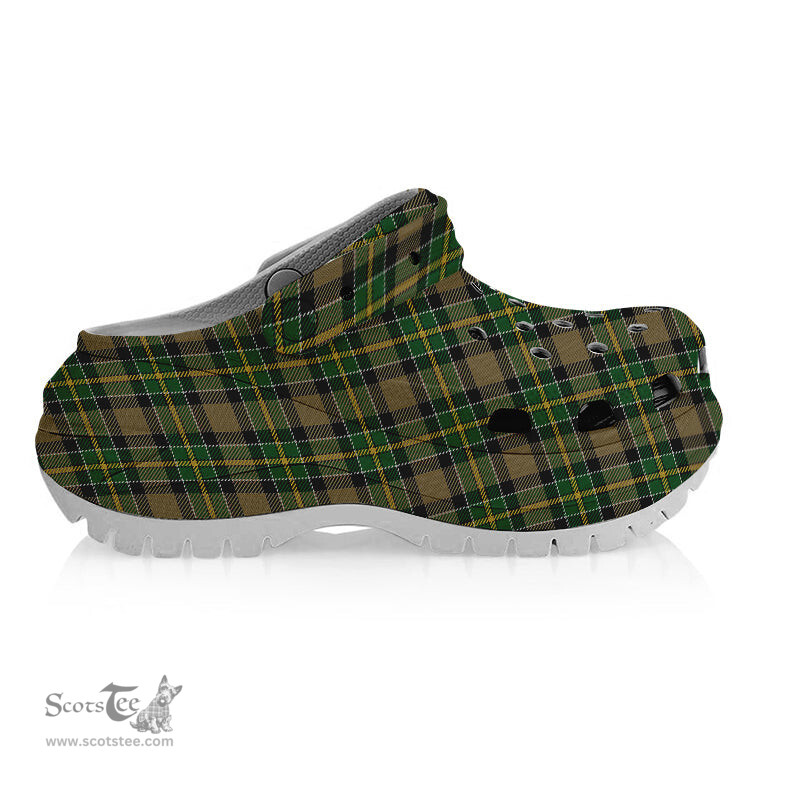 ScotsTee Shop Scottish Hamilton of Brandon Women's Tartan Height Increasing Clogs