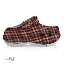 ScotsTee Shop Scottish MacKay of Strathnaver Modern Women's Tartan Height Increasing Clogs