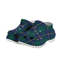 ScotsTee Shop Scottish Irvine of Bonshaw Modern Women's Tartan Height Increasing Clogs