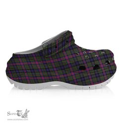 ScotsTee Shop Scottish Graham of Airth Modern Women's Tartan Height Increasing Clogs