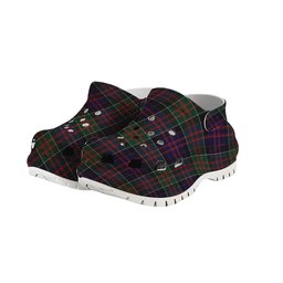 ScotsTee Shop Scottish MacDonald of Clan Ranald Women's Tartan Height Increasing Clogs