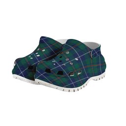 ScotsTee Shop Scottish Irvine of Bonshaw Tower Modern Women's Tartan Height Increasing Clogs