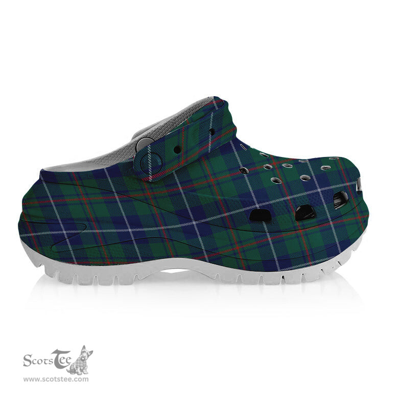 ScotsTee Shop Scottish Irvine of Bonshaw Tower Modern Women's Tartan Height Increasing Clogs