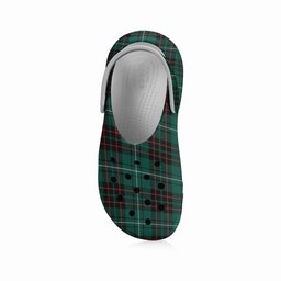 ScotsTee Shop Scottish MacAulay of Lewis Modern Women's Tartan Height Increasing Clogs