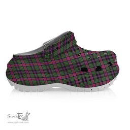 ScotsTee Shop Scottish Graham of Airth Ancient Women's Tartan Height Increasing Clogs