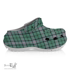 ScotsTee Shop Scottish Kelly of Sleat Hunting Ancient Women's Tartan Height Increasing Clogs