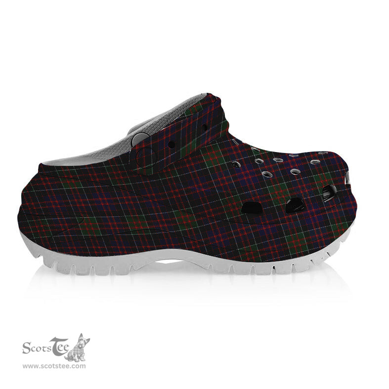 ScotsTee Shop Scottish MacDonald of Clanranald Women's Tartan Height Increasing Clogs