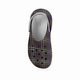 ScotsTee Shop Scottish MacDonell of Glengarry Dress Women's Tartan Height Increasing Clogs