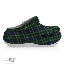 ScotsTee Shop Scottish Graham of Montrose 2 Women's Tartan Height Increasing Clogs