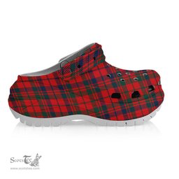 ScotsTee Shop Scottish Lumsden of Kintore Modern Women's Tartan Height Increasing Clogs