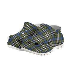 ScotsTee Shop Scottish MacDonell of Glengarry Dress Ancient Women's Tartan Height Increasing Clogs