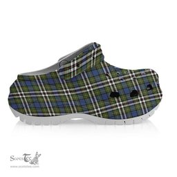 ScotsTee Shop Scottish MacDonell of Glengarry Dress Ancient Women's Tartan Height Increasing Clogs