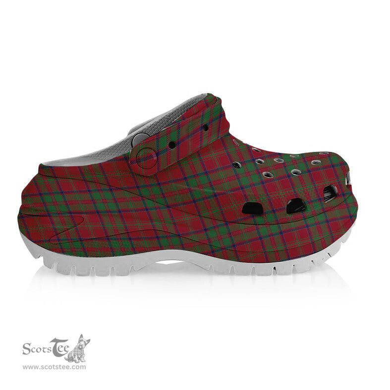 ScotsTee Shop Scottish MacDonald of Glencoe Modern Women's Tartan Height Increasing Clogs