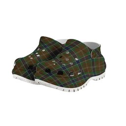 ScotsTee Shop Scottish MacLean of Kingairloch Women's Tartan Height Increasing Clogs