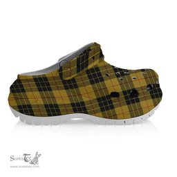 ScotsTee Shop Scottish MacLeod of Lewis Ancient Women's Tartan Height Increasing Clogs
