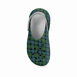 ScotsTee Shop Scottish MacLeod of Skye Ancient Women's Tartan Height Increasing Clogs