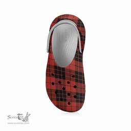 ScotsTee Shop Scottish MacLeod of Raasay Ancient Women's Tartan Height Increasing Clogs
