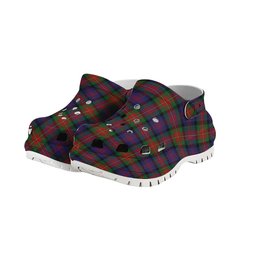 ScotsTee Shop Scottish MacLagan of Glenquiech Women's Tartan Height Increasing Clogs