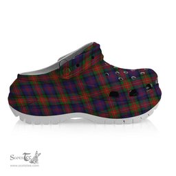 ScotsTee Shop Scottish MacLagan of Glenquiech Women's Tartan Height Increasing Clogs