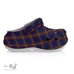 ScotsTee Shop Scottish MacLaine of Lochbuie Hunting Modern Women's Tartan Height Increasing Clogs