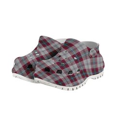 ScotsTee Shop Scottish MacLean of Duart Dress 4 Women's Tartan Height Increasing Clogs