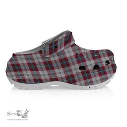 ScotsTee Shop Scottish MacLean of Duart Dress 4 Women's Tartan Height Increasing Clogs
