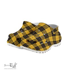 ScotsTee Shop Scottish MacLeod of Lewis Ancient SC Women's Tartan Height Increasing Clogs