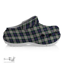 ScotsTee Shop Scottish MacLeod of California Women's Tartan Height Increasing Clogs