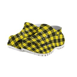 ScotsTee Shop Scottish MacLeod of Lewis Modern Women's Tartan Height Increasing Clogs