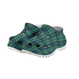 ScotsTee Shop Scottish MacNeill of Colonsay Ancient Women's Tartan Height Increasing Clogs