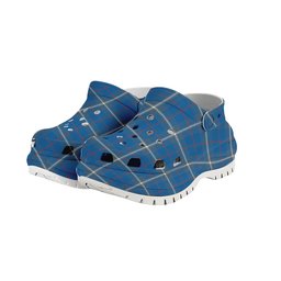 ScotsTee Shop Scottish MacRae of America Ancient Women's Tartan Height Increasing Clogs