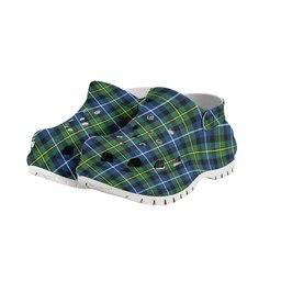 ScotsTee Shop Scottish MacNeill Of Barra Ancient Women's Tartan Height Increasing Clogs