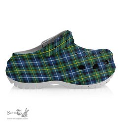 ScotsTee Shop Scottish MacNeill Of Barra Ancient Women's Tartan Height Increasing Clogs