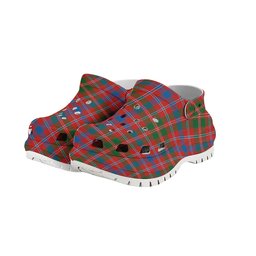 ScotsTee Shop Scottish McDonald of Glenaladale Ancient Women's Tartan Height Increasing Clogs
