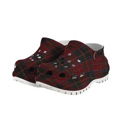 ScotsTee Shop Scottish McDonald of Glencoe Women's Tartan Height Increasing Clogs