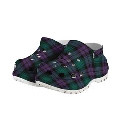 ScotsTee Shop Scottish McArthur of Milton Modern Women's Tartan Height Increasing Clogs
