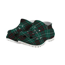 ScotsTee Shop Scottish McAulay of Lewis Modern Women's Tartan Height Increasing Clogs
