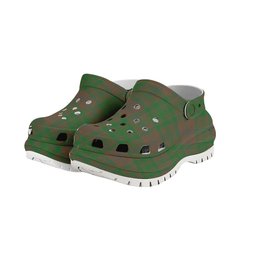 ScotsTee Shop Scottish McAlister of Glenbarr Hunting Ancient Women's Tartan Height Increasing Clogs