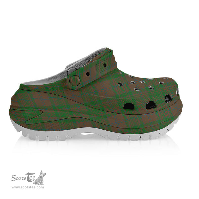 ScotsTee Shop Scottish McAlister of Glenbarr Hunting Ancient Women's Tartan Height Increasing Clogs