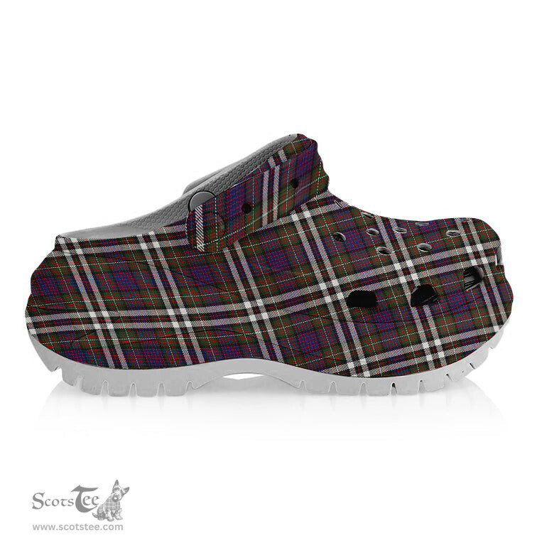 ScotsTee Shop Scottish McDonell of Glengarry Dress  Modern Women's Tartan Height Increasing Clogs