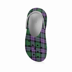 ScotsTee Shop Scottish McArthur of Milton Ancient Women's Tartan Height Increasing Clogs