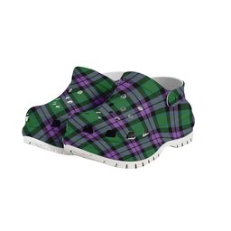 ScotsTee Shop Scottish McArthur of Milton Ancient Women's Tartan Height Increasing Clogs
