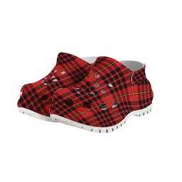 ScotsTee Shop Scottish McDonald of Ardnamurchan Modern Women's Tartan Height Increasing Clogs