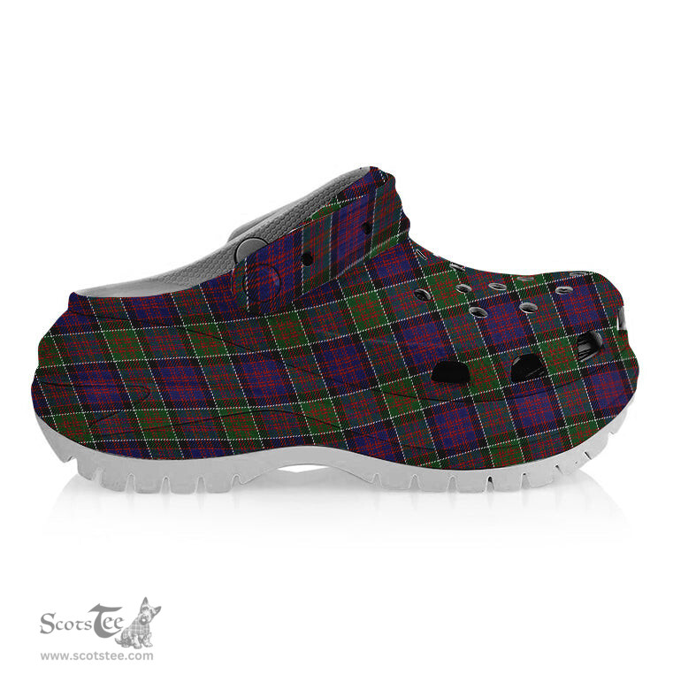 ScotsTee Shop Scottish McDonald of Clan Ranald Modern Women's Tartan Height Increasing Clogs