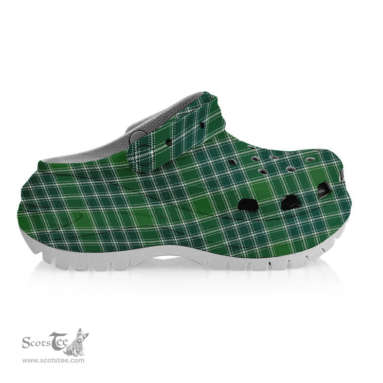 ScotsTee Shop Scottish McDonald Lord of the Isles Hunting Ancient Women's Tartan Height Increasing Clogs