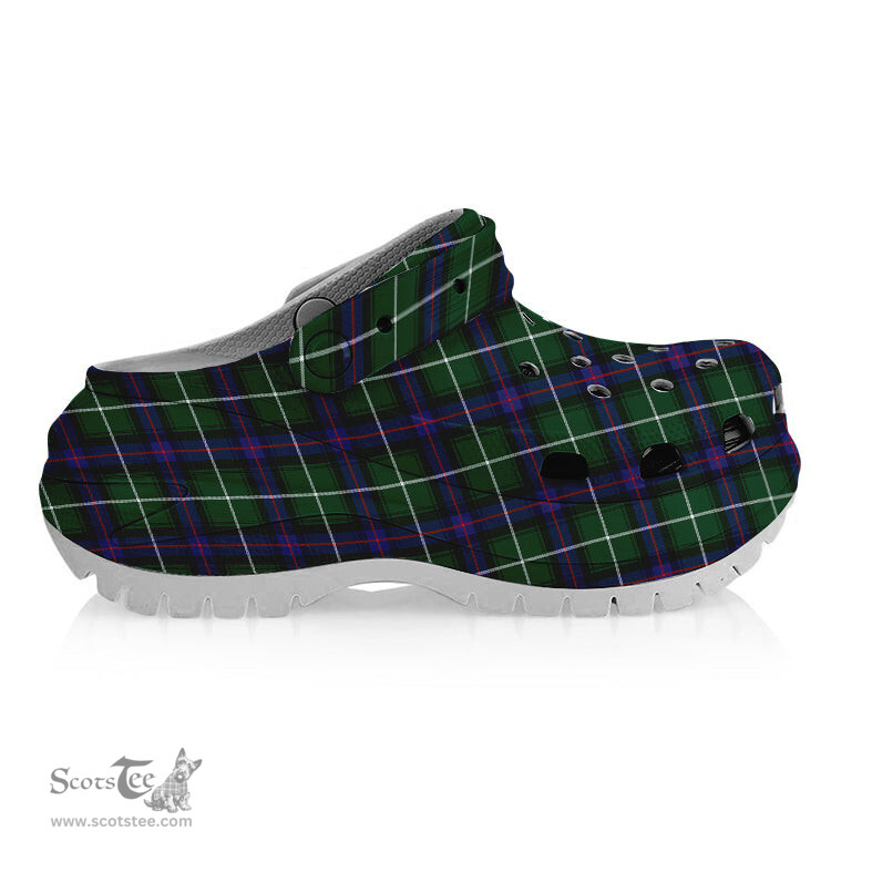 ScotsTee Shop Scottish McDonald of the Isles Hunting Modern Women's Tartan Height Increasing Clogs