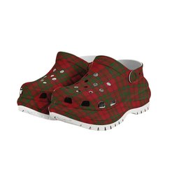 ScotsTee Shop Scottish McAlister of Glenbarr Women's Tartan Height Increasing Clogs